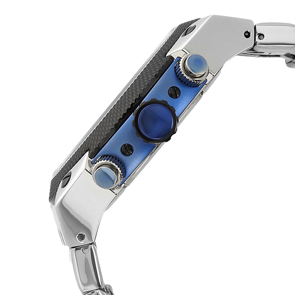 Titan Quartz Chronograph Silver Dial Stainless Steel Strap Watch for Men-90030KM02ME