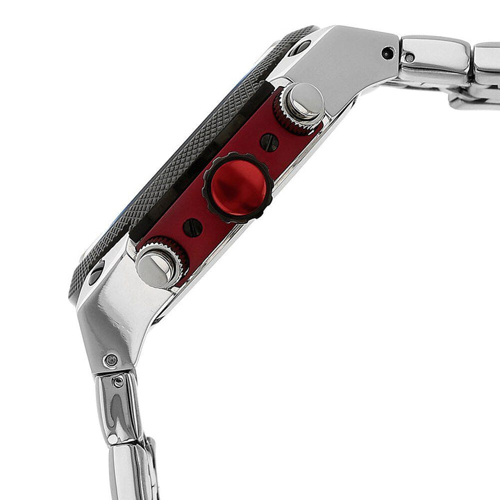 Titan Quartz Analog Silver Dial Watch for Men-90030KM03