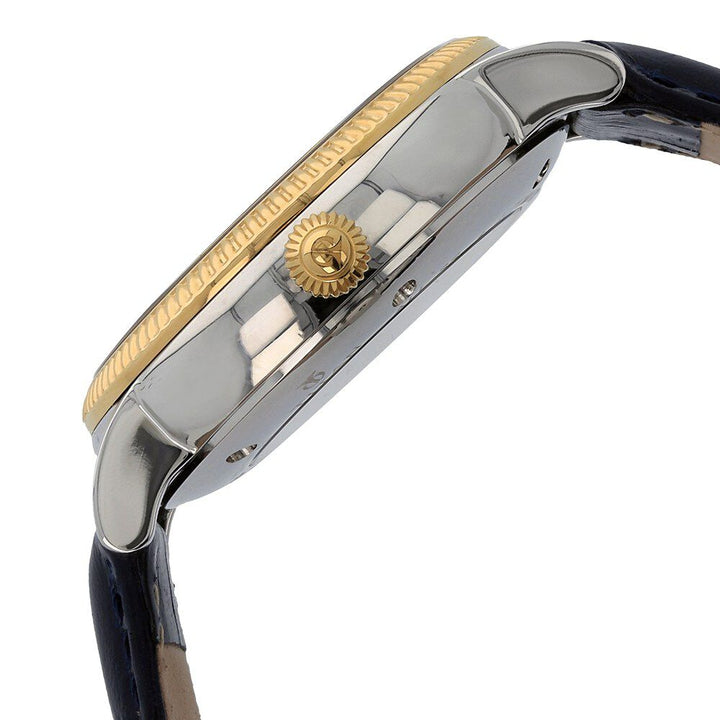 Titan Automatic White Dial Leather Strap watch for Men-NH90032BL01J