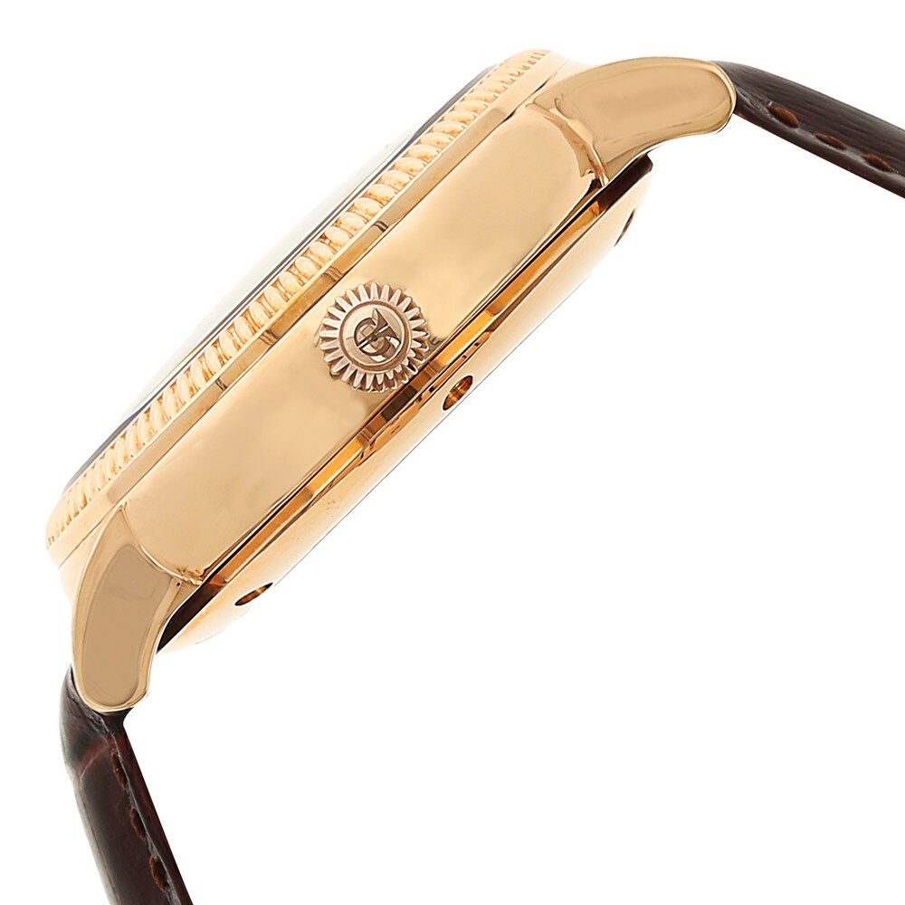 Titan Automatic Brown Dial Leather Strap Watch for Men-NH90032WL01J