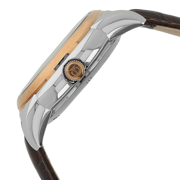 Titan Automatic Black Dial Leather Strap Watch for Men-NH90033KL01J