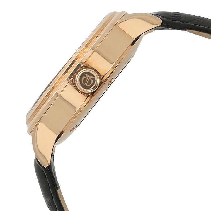 Titan Automatic Black Dial Leather Strap Watch for Men-NH90036WL02J