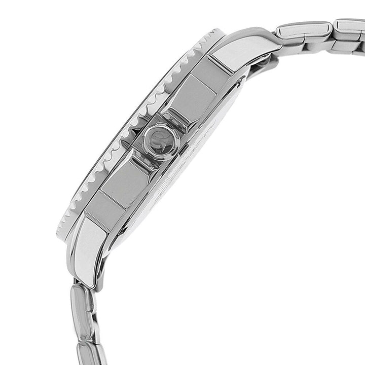 Titan Quartz Multifunction Black Dial Stainless Steel Strap Watch for Men-NM90040KM01