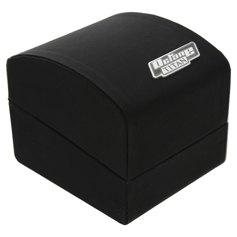 Titan Quartz Multifunction White Dial Stainless Steel Strap Watch for Men-NJ90041SM01