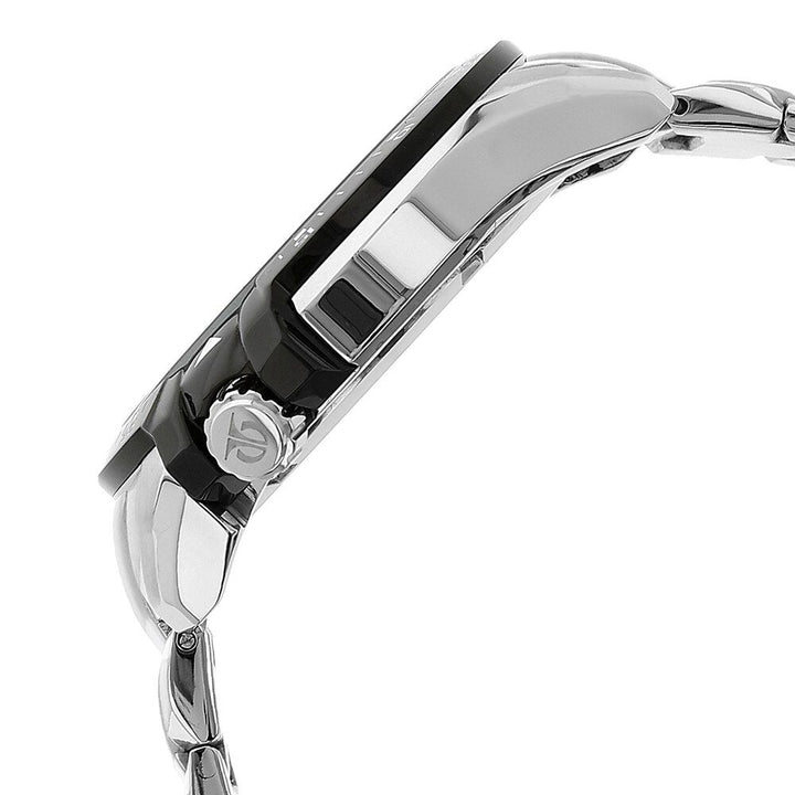 Titan White Dial Analog with Day and Date Stainless Steel Strap watch for Men-90042KM01J