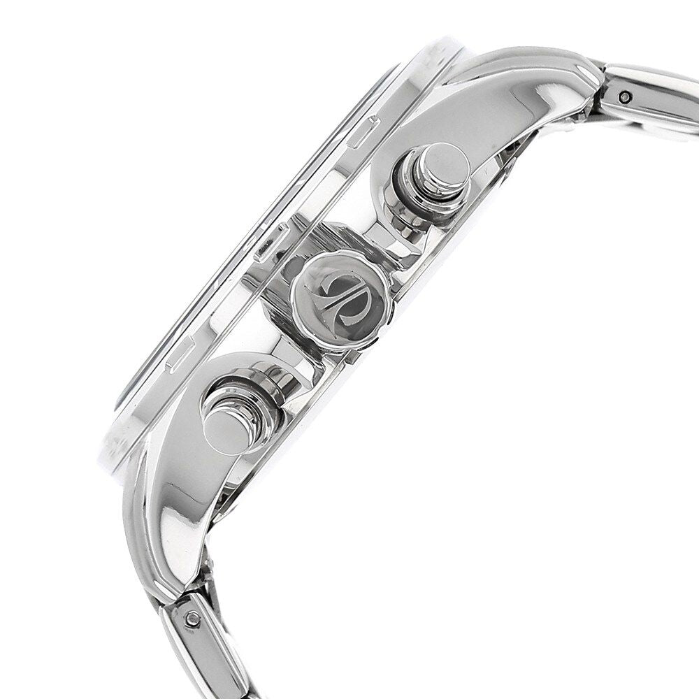 Titan Quartz Chronograph Black Dial Stainless Steel Strap Watch for Men-90043KM02J