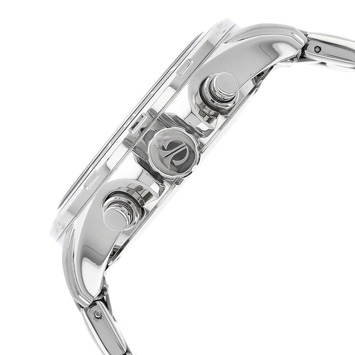 Titan Quartz Chronograph Black Dial Stainless Steel Strap Watch for Men-90043KM02J