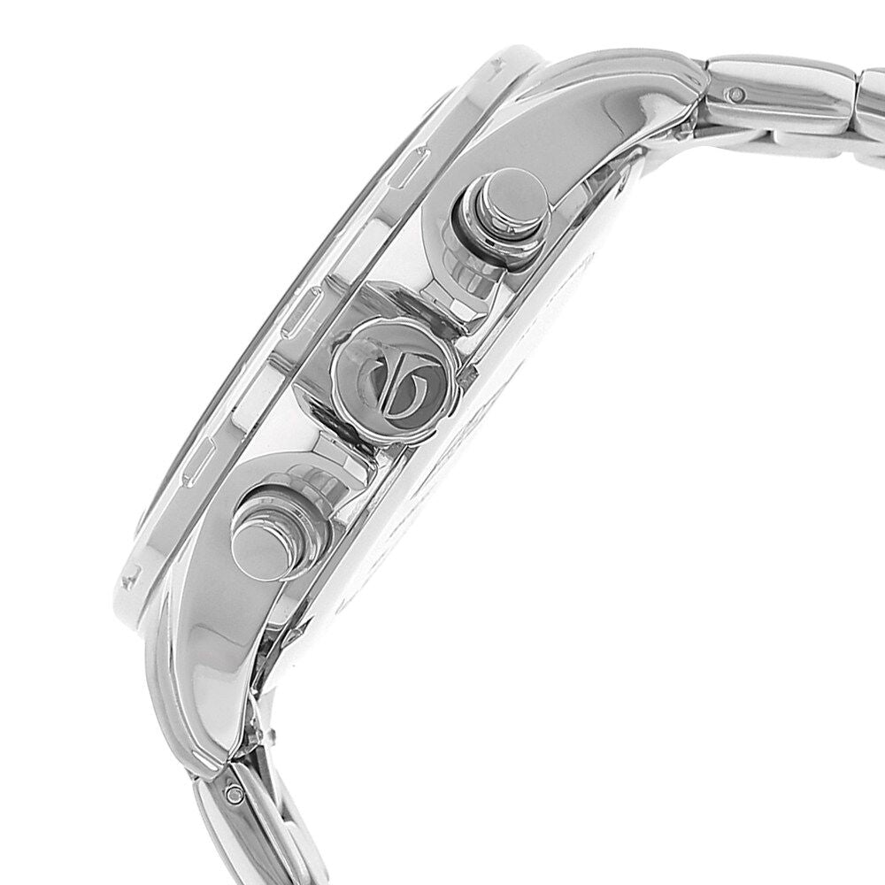 Titan Quartz Chronograph Blue Dial Stainless Steel Strap Watch for Men-90043KM03J