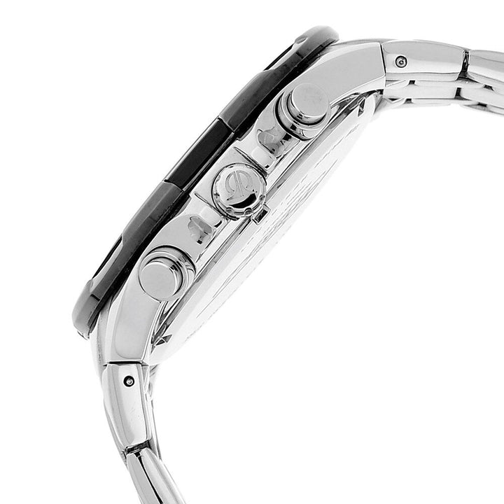 Titan Quartz Chronograph Silver Dial Stainless Steel Strap Watch for Men-90044KM01