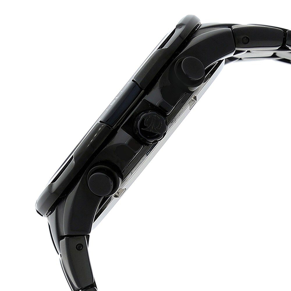 Titan Quartz Chronograph Black Dial Stainless Steel Strap Watch for Men-90044NM01