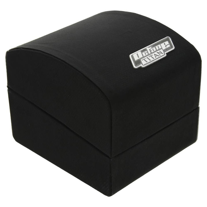 Titan Quartz Chronograph White Dial Stainless Steel Strap Watch for Men-NM90047KM01