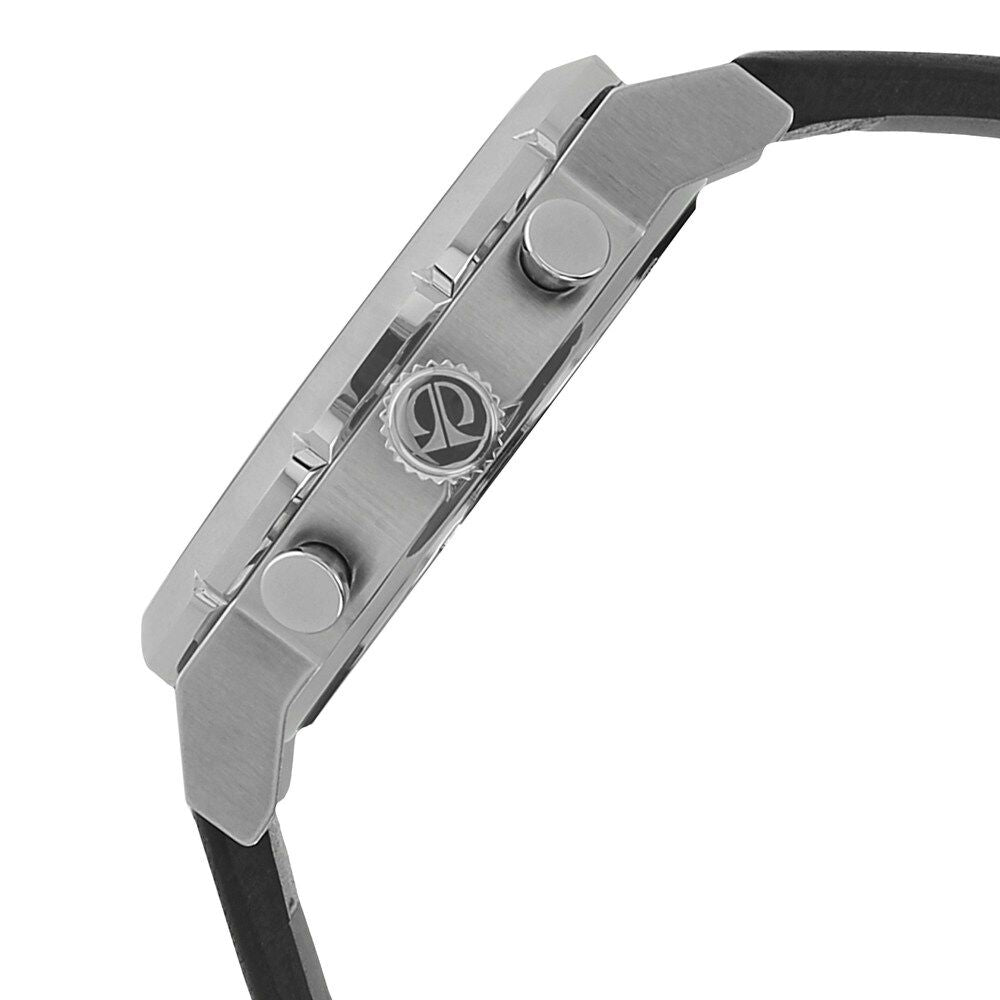 Titan Quartz Analog with Date Silver Dial Leather Strap Watch for Men-NK90050SL01