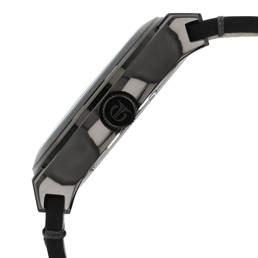 Titan Quartz Analog with Day and Date Grey Dial Leather Strap Watch for Men-90051QL01J