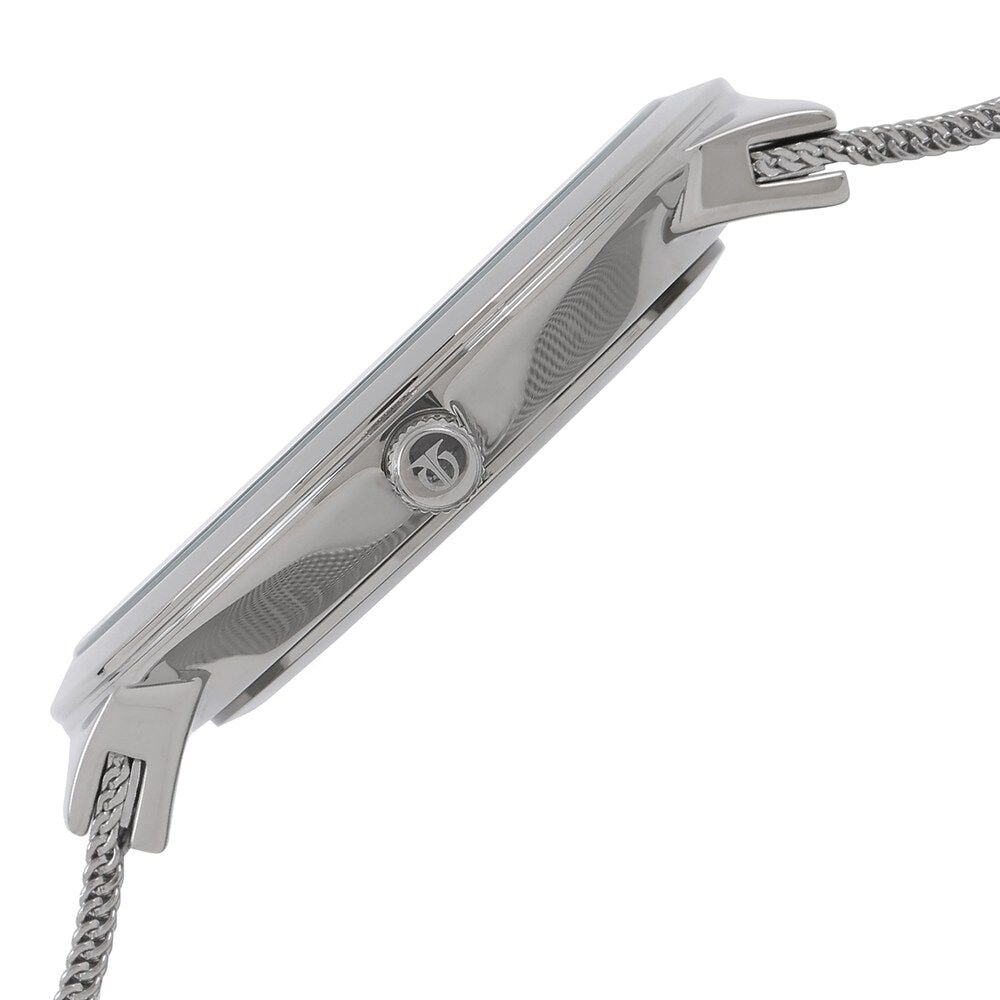 Titan Quartz Analog with Date Black Dial Stainless Steel Strap Watch for Men-NM90053SM01