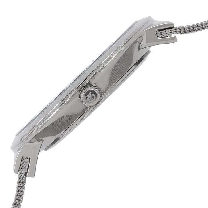 Titan Quartz Analog with Date Black Dial Stainless Steel Strap Watch for Men-NM90053SM01