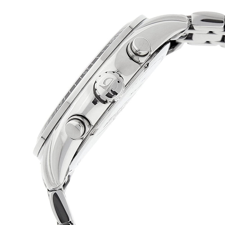 Titan Quartz Chronograph White Dial Stainless Steel Strap Watch for Men NS90077KM01