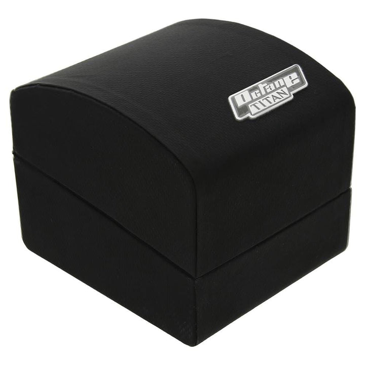 Titan Octane Black Chronograph Stainless Steel Strap watch for Men - The Watch Factory ®