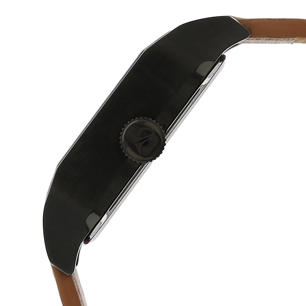 Titan Quartz Chronograph Black Dial Leather Strap Watch for Men-90083NL01