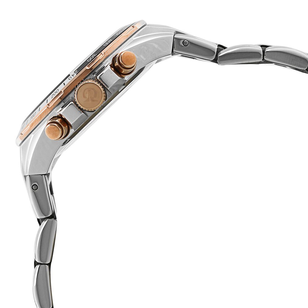 Titan Octane Black Dial Chrono Stainless Steel Strap watch for Men-90085KM02