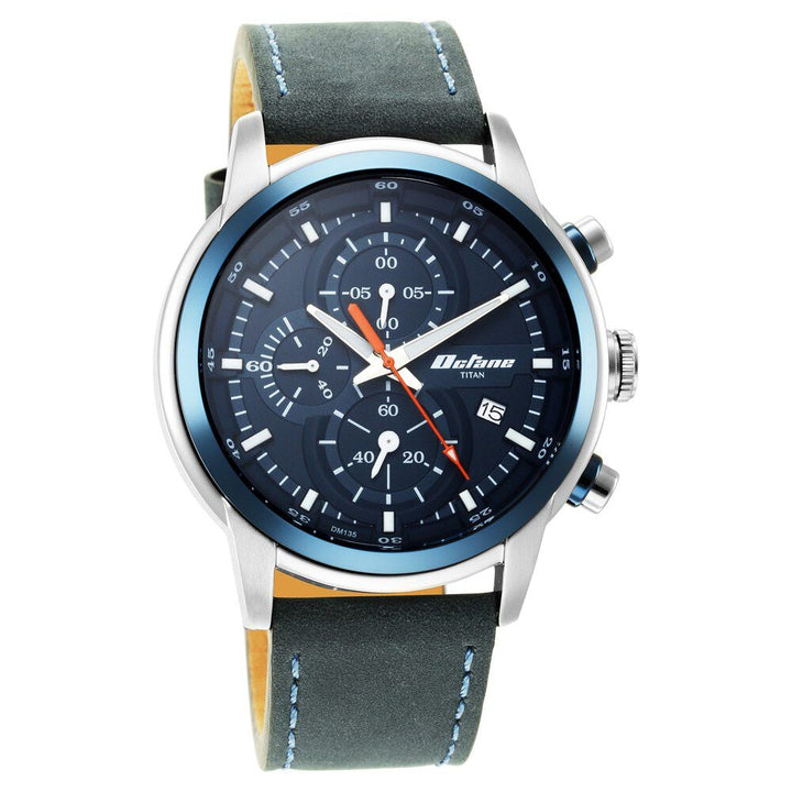 Titan Octane Blue Dial Chronograph Watch for Men - The Watch Factory ®