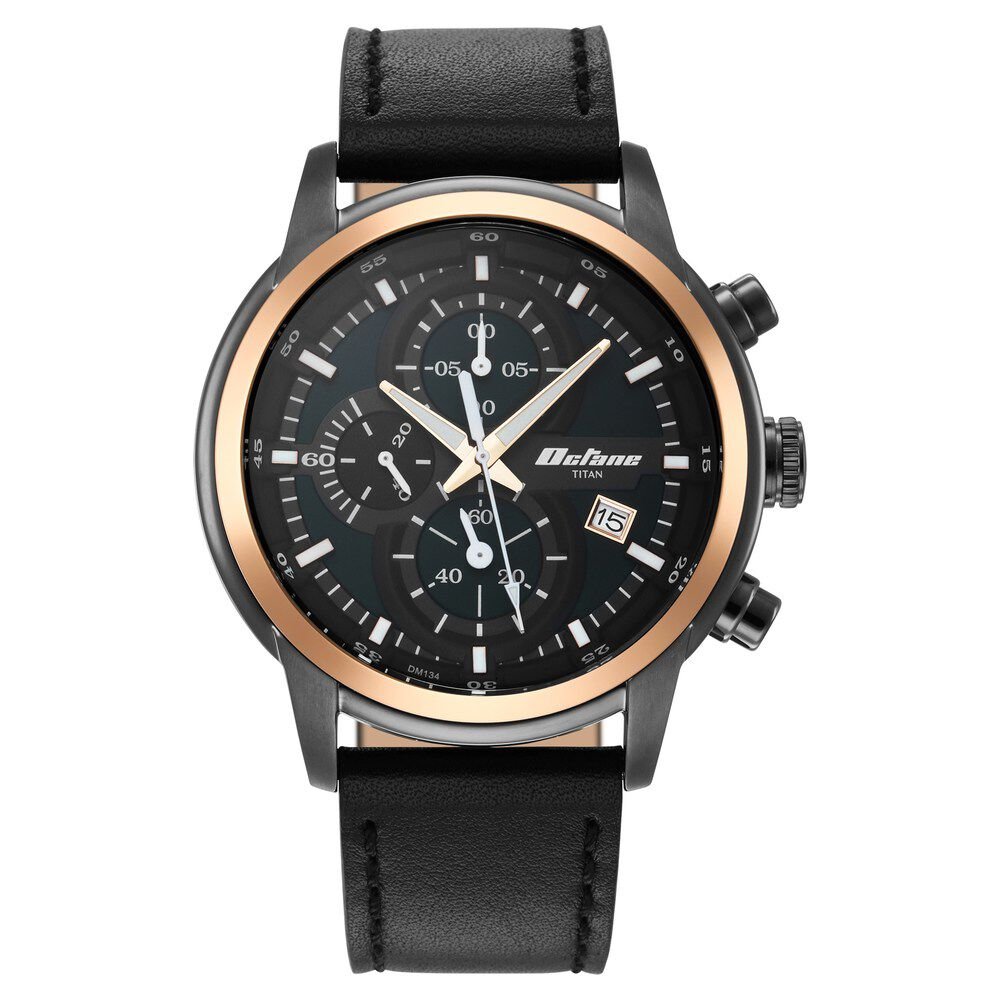 Titan Octane Silver Dial Chronograph Watch for Men - The Watch Factory ®
