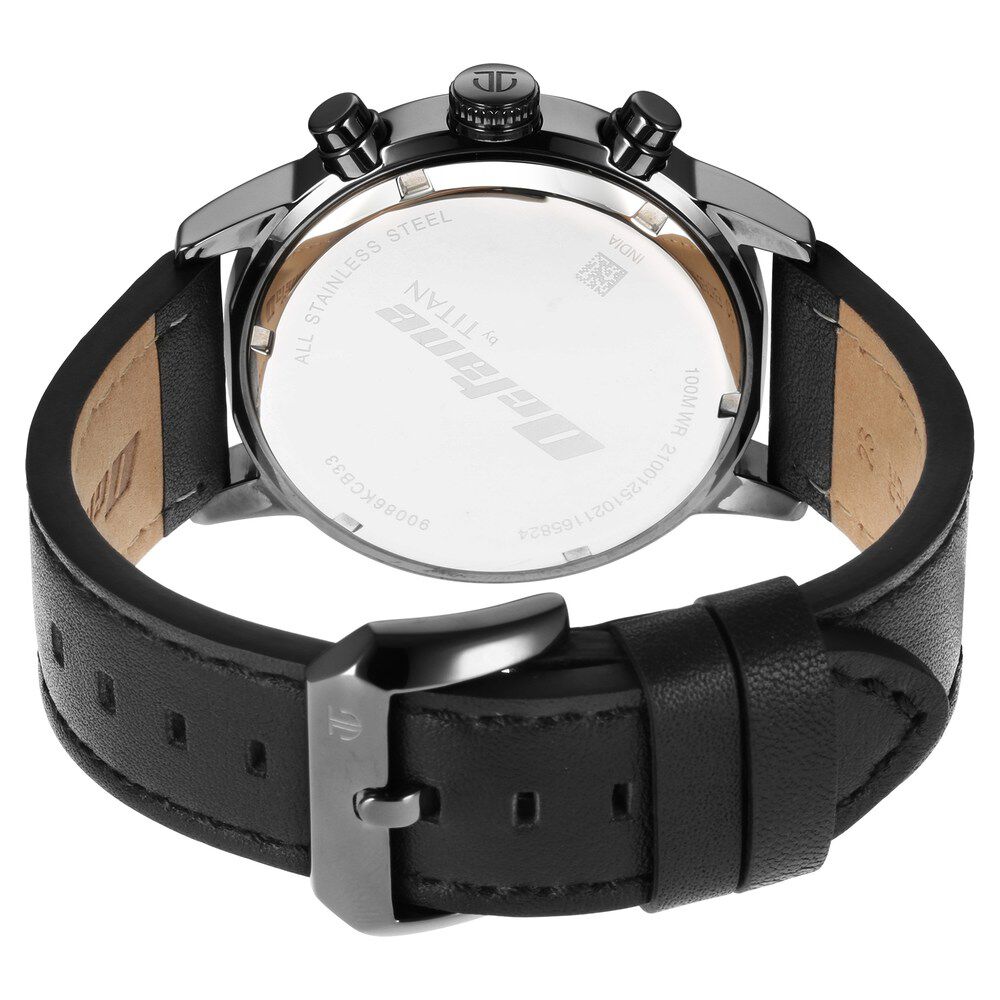 Titan Octane Silver Dial Chronograph Watch for Men NS90086KL03