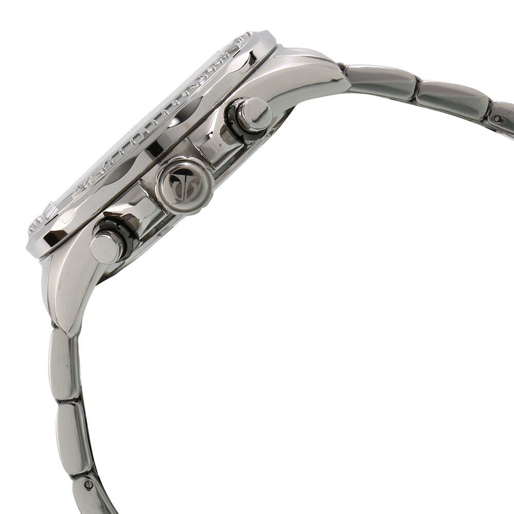 Titan Quartz Chronograph Silver Dial Stainless Steel Strap Watch for Men NS90087KM01