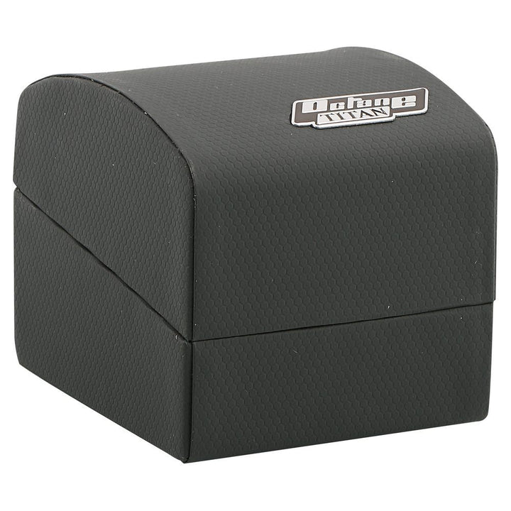 Titan Octane Black Dial Chrono Stainless Steel Watch for Men - The Watch Factory ®