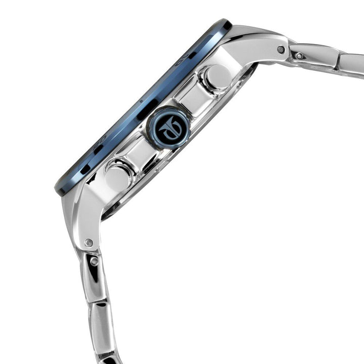 Titan Quartz Chronograph Black Dial Stainless Steel Strap Watch for Men-90091KM01