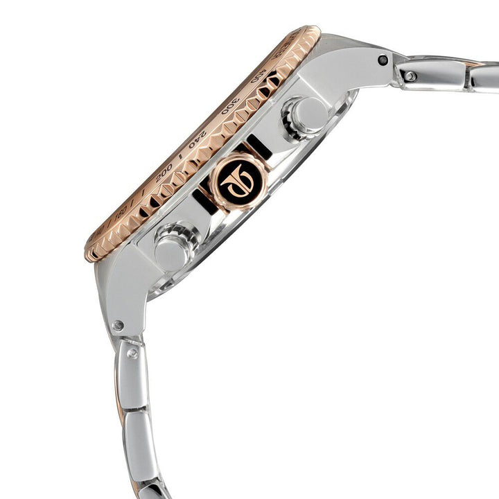 Titan Octane White Dial Chronograph Stainless Steel Strap Watch for Men-90092KM02