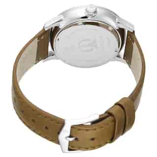 Titan On Trend Olive Green Dial Leather Strap Watch 90100SL03 (DJ772)