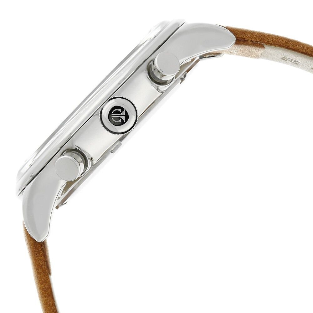 Titan Quartz Multifunction Silver Dial Leather Strap Watch for Men - The Watch Factory ®