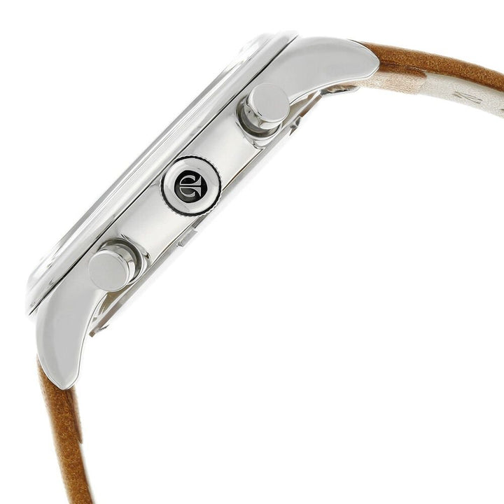 Titan Quartz Multifunction Silver Dial Leather Strap Watch for Men - The Watch Factory ®