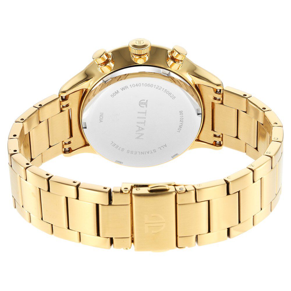 Titan Urban Magic Silver Dial Quartz Multifunction Stainless Steel Strap watch for Men - The Watch Factory ®