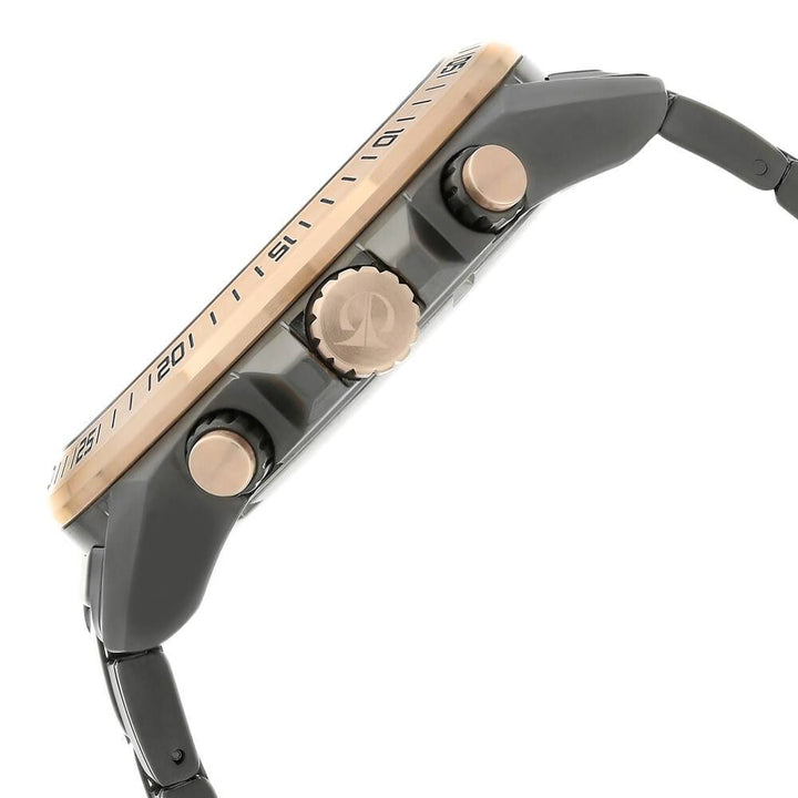 Titan Quartz Chronograph Black Dial Stainless Steel Strap Watch for Men NS90103KM03