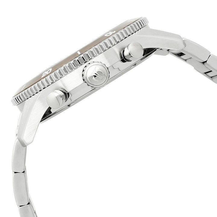 Titan Chronograph Brown Dial Stainless Steel Strap watch for Men-NL90105KM01