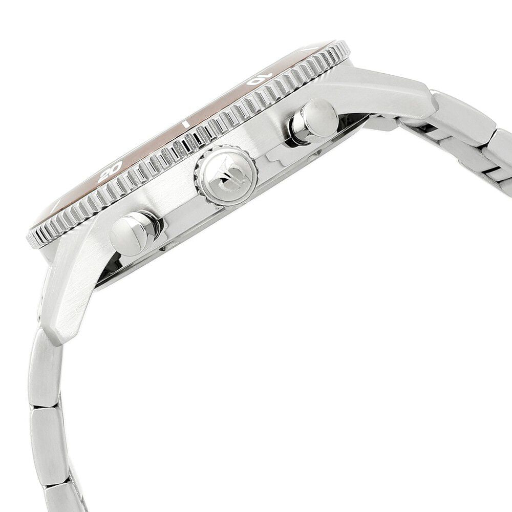 Titan Quartz Chronograph Silver Dial Stainless Steel Strap Watch for Men-NR90105KM02