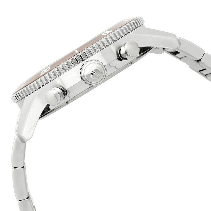 Titan Quartz Chronograph Silver Dial Stainless Steel Strap Watch for Men-NR90105KM02