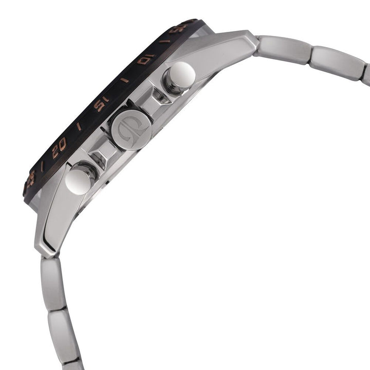 Titan Quartz Chronograph Black Dial Stainless Steel Strap Watch for Men - The Watch Factory ®