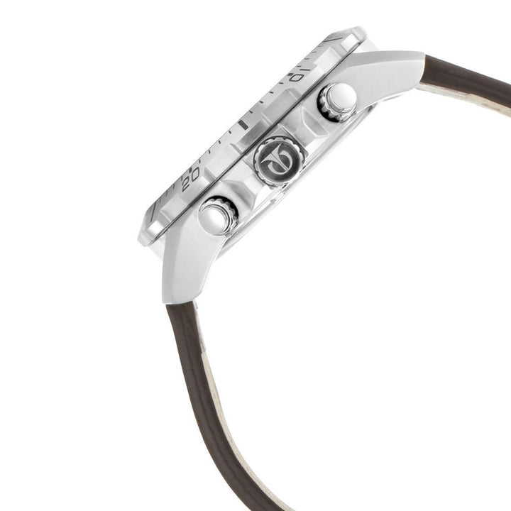 Titan Octane Blue Chronograph Leather Strap watch for Men NS90108KL02