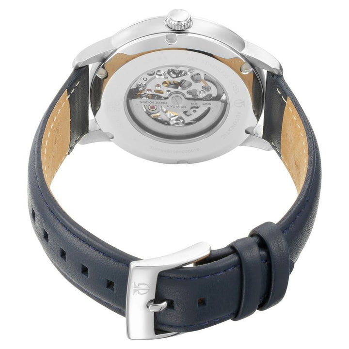 Titan On Trend Champagne Dial Automatic Leather Strap watch for Men NR90110SL02