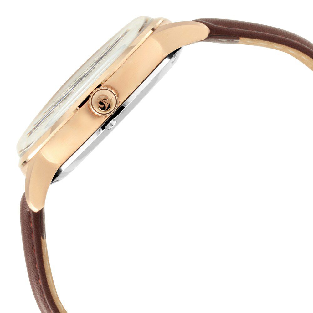 Titan Automatics Silver Dial Automatic Leather Strap watch for Men NS90110WL03