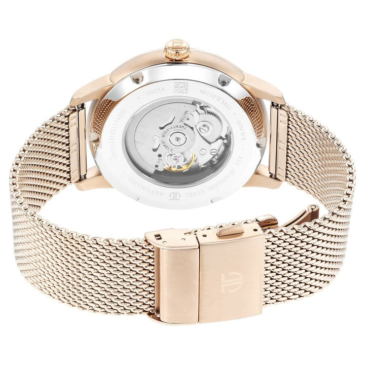 Titan Mechanical Silver Dial Analog Stainless Steel Strap Watch for Men - The Watch Factory ®