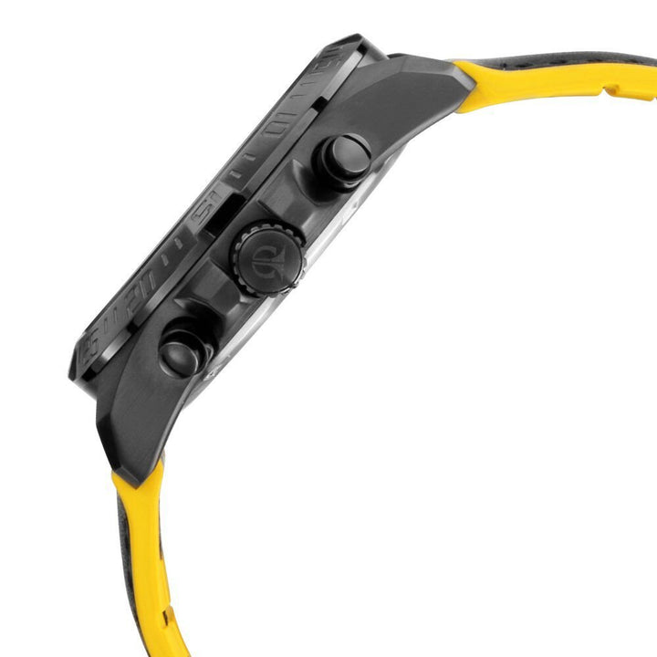 Titan Octane Hyper Lume Black Dial Chronograph Leather Strap watch for Men - The Watch Factory ®