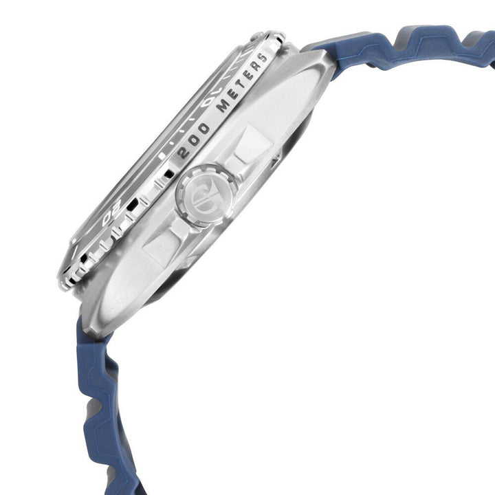 Titan Octane Hyper Lume Blue Dial Analog TPU Strap Watch for Men-NP90113KP02