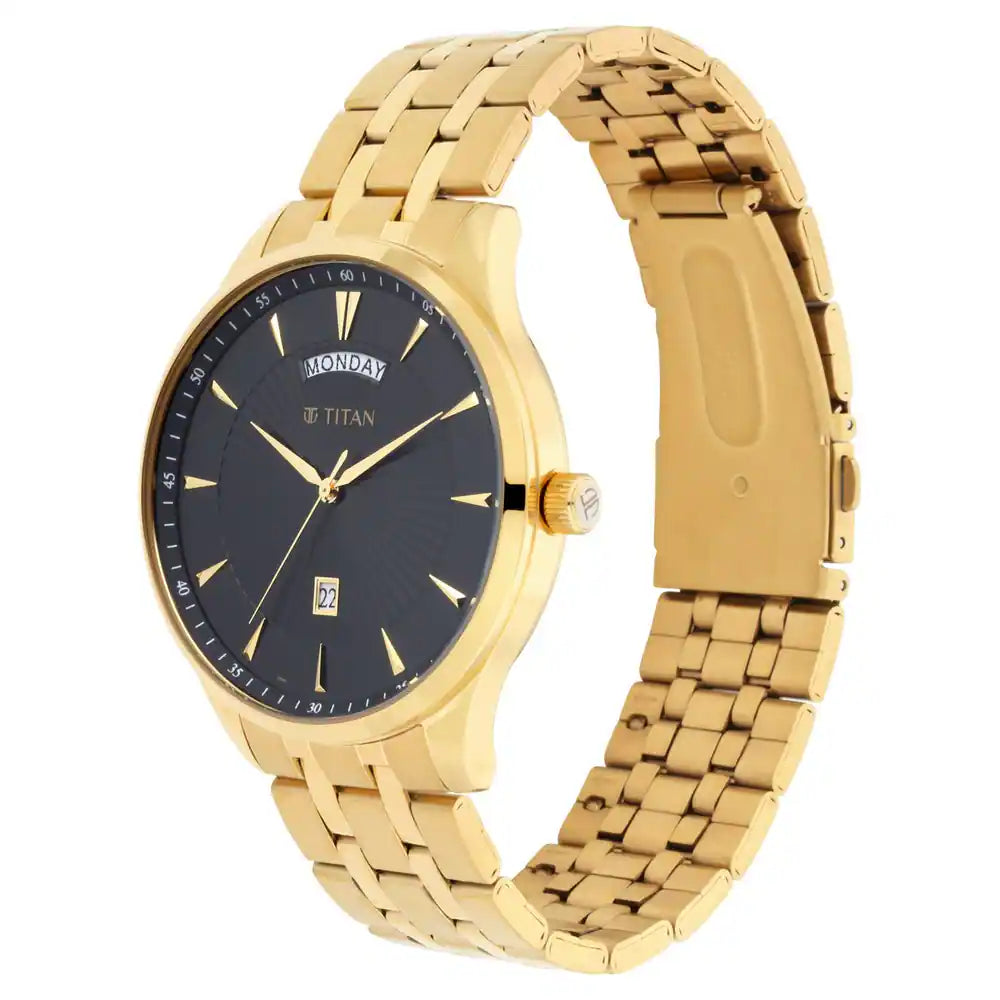 Titan Regalia Opulent Stainless Steel Watch  90127YM02 / NR90127YM02