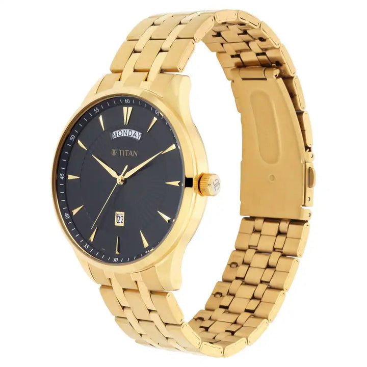 Titan Regalia Opulent Stainless Steel Watch  90127YM02 / NR90127YM02