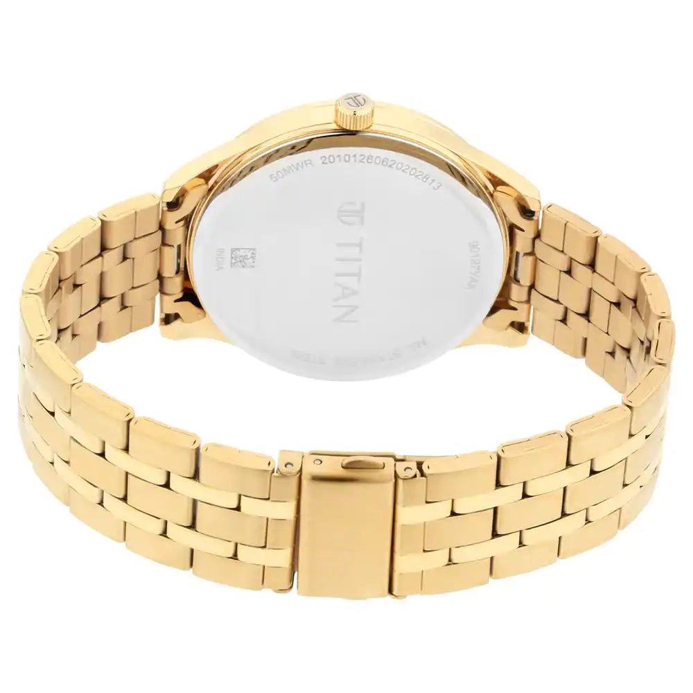 Titan Regalia Opulent Stainless Steel Watch  90127YM02 / NR90127YM02