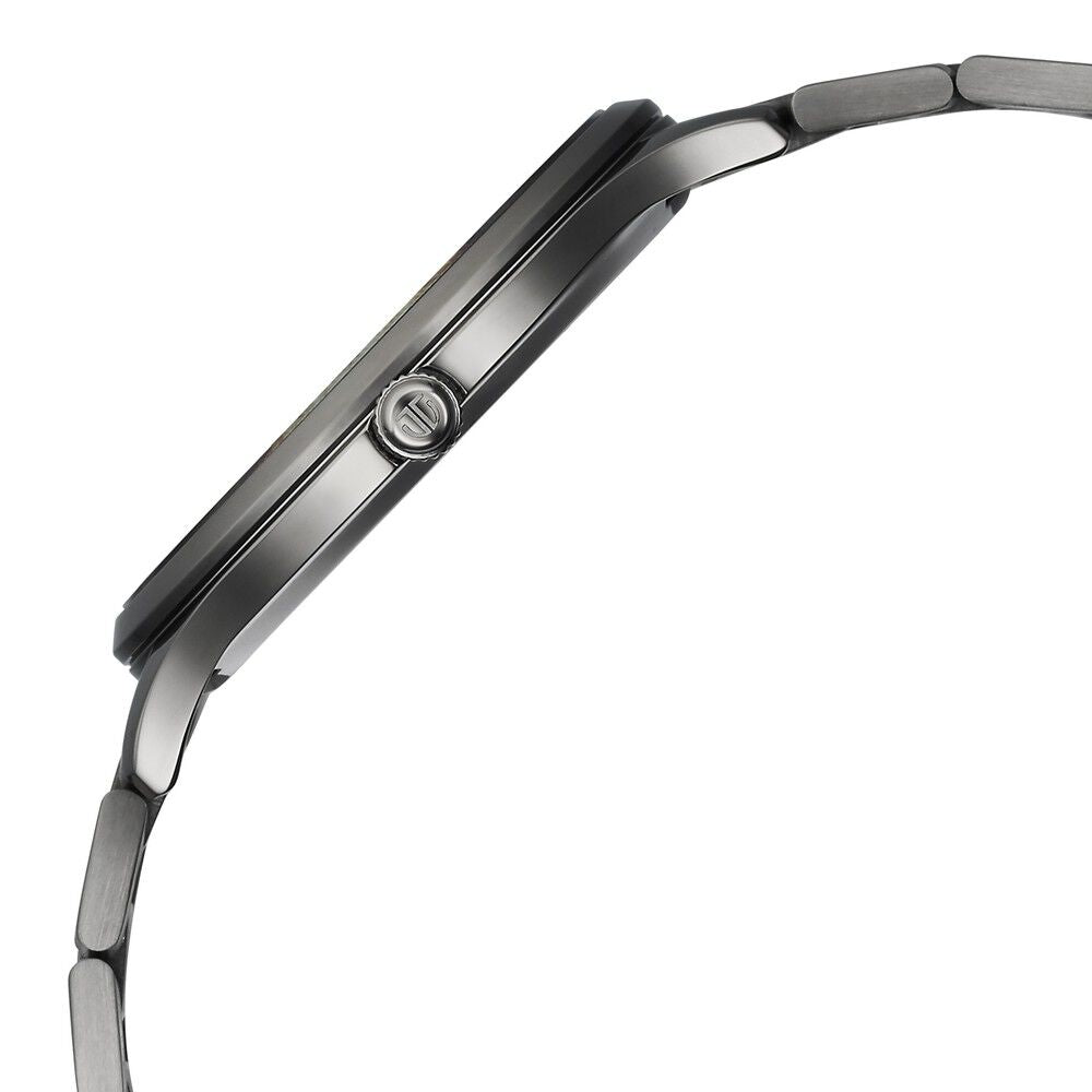 Titan Clasique Slim Quartz Analog with Date Grey Dial With Grey Color Stainless Steel Strap Watch For Men - The Watch Factory ®