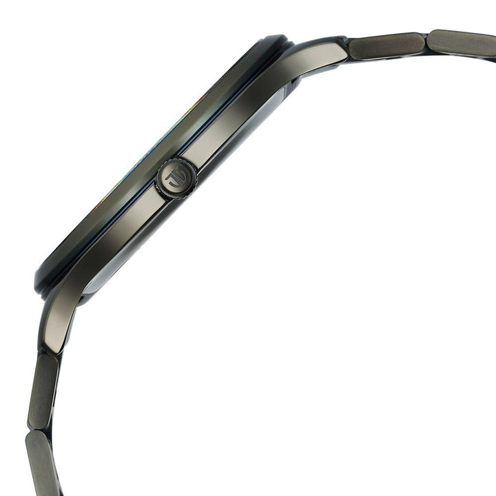 Titan Clasique Slim Quartz Analog with Date Brown Dial With Two Toned Color Stainless Steel Strap Watch For Men - The Watch Factory ®